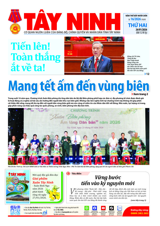 Ba&oacute; ng&agrave;y 26/01/2026