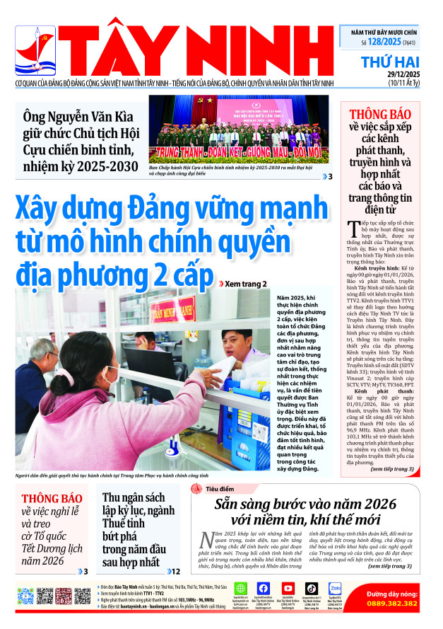 B&aacute;o ng&agrave;y 29/12/2025