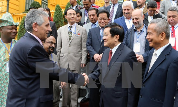 Chủ tịch nước tiếp Tổng thư k&yacute; Li&ecirc;n hiệp C&ocirc;ng đo&agrave;n Thế giới