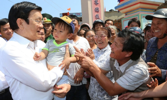 &ldquo;&Ocirc;ng Trương Tấn Sang l&agrave; vị l&atilde;nh đạo Nh&agrave; nước gần gũi với d&acirc;n&rdquo;