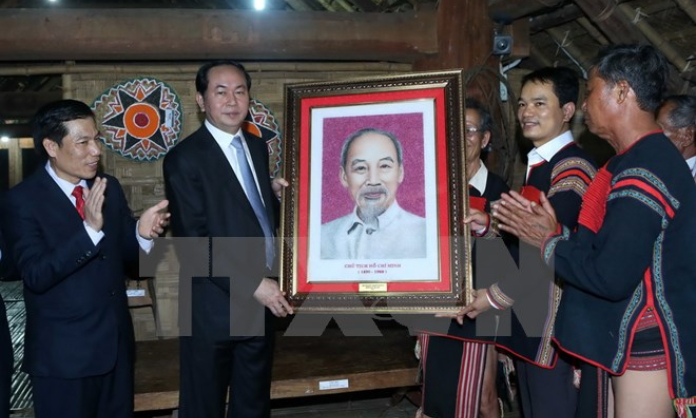 Chủ tịch nước dự khai mạc ng&agrave;y văn h&oacute;a c&aacute;c d&acirc;n tộc Việt Nam