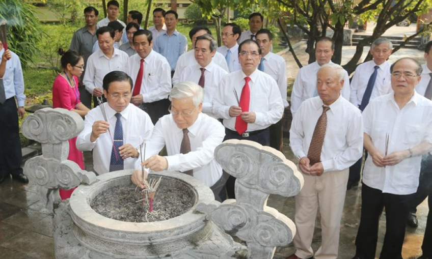 Tổ chức trọng thể kỷ niệm 110 năm ng&agrave;y sinh Tổng B&iacute; thư H&agrave; Huy Tập