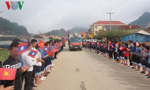 An t&aacute;ng 65 h&agrave;i cốt liệt sỹ Việt Nam hy sinh tại L&agrave;o