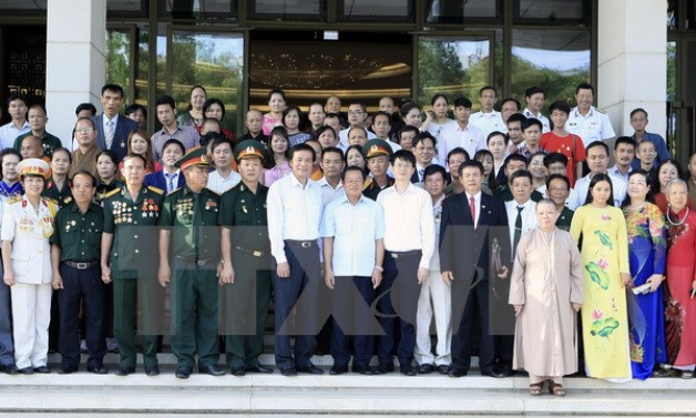 Gặp mặt Đo&agrave;n đại biểu Chương tr&igrave;nh “Tổ quốc nh&igrave;n từ biển”