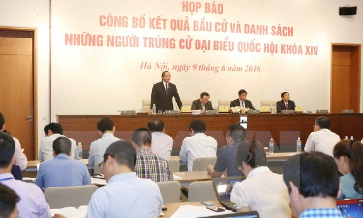 C&ocirc;ng bố kết quả bầu cử v&agrave; danh s&aacute;ch người tr&uacute;ng cử ĐBQH