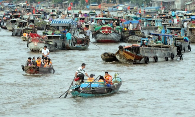 Chợ nổi C&aacute;i Răng – điểm đến cho du kh&aacute;ch th&iacute;ch kh&aacute;m ph&aacute; miền T&acirc;y