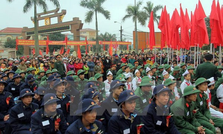 Tổ chức tốt c&ocirc;ng t&aacute;c tuyển chọn, gọi c&ocirc;ng d&acirc;n nhập ngũ năm 2017