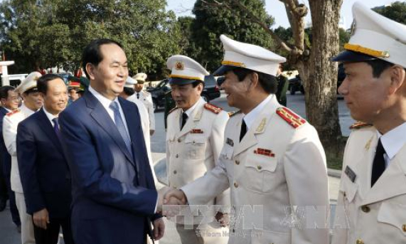 Chủ tịch nước: Thực hiện tốt mục ti&ecirc;u, nhiệm vụ quốc ph&ograve;ng, an ninh tr&ecirc;n địa b&agrave;n Thanh H&oacute;a