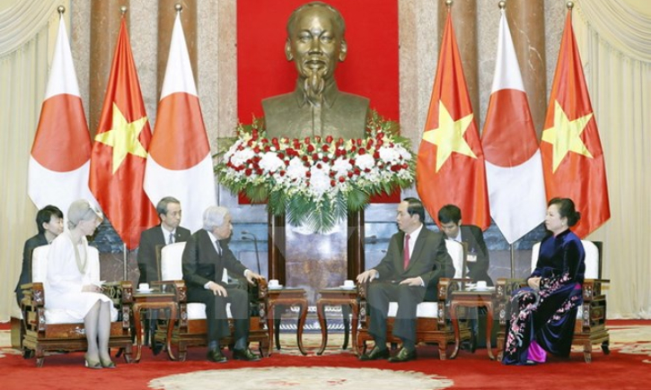 Nhật ho&agrave;ng v&agrave; Ho&agrave;ng hậu kết th&uacute;c tốt đẹp chuyến thăm Việt Nam