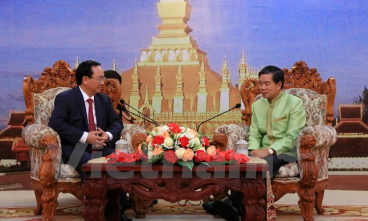 Thủ đ&ocirc; H&agrave; Nội v&agrave; Vientiane tăng cường hợp t&aacute;c nhiều lĩnh vực