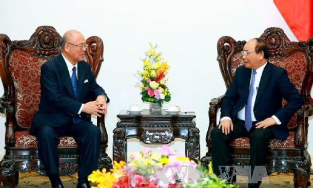 Thủ tướng tiếp Cố vấn đặc biệt Li&ecirc;n minh Nghị sĩ hữu nghị Nhật – Việt