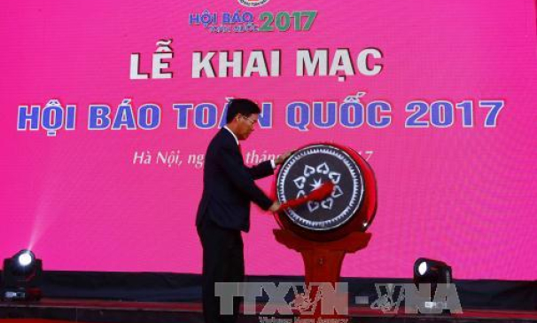 Khai mạc Hội B&aacute;o to&agrave;n quốc năm 2017