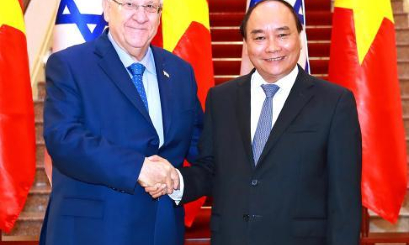 Thủ tướng mong muốn Israel gi&uacute;p Việt Nam trong lĩnh vực khởi nghiệp