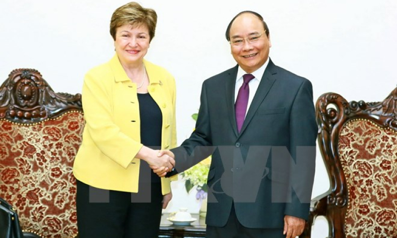 Thủ tướng Nguyễn Xu&acirc;n Ph&uacute;c tiếp Tổng Gi&aacute;m đốc điều h&agrave;nh WB