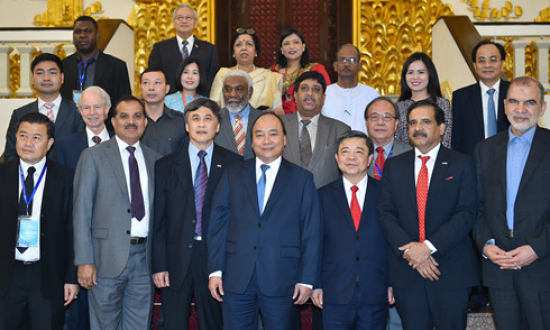 Thủ tướng tiếp Đo&agrave;n Li&ecirc;n minh HTX quốc tế khu vực Ch&acirc;u &Aacute; &ndash; TBD