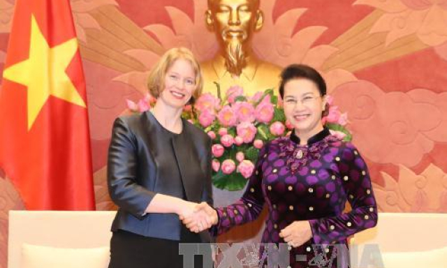 Chủ tịch Quốc hội tiếp Đại sứ Australia v&agrave; Đại sứ New Zealand