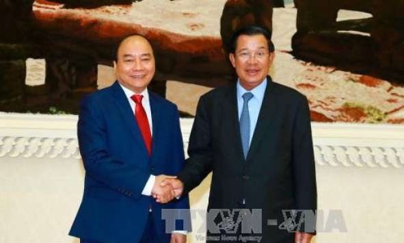 Thủ tướng Nguyễn Xu&acirc;n Ph&uacute;c gửi thư Cảm ơn Thủ tướng Campuchia