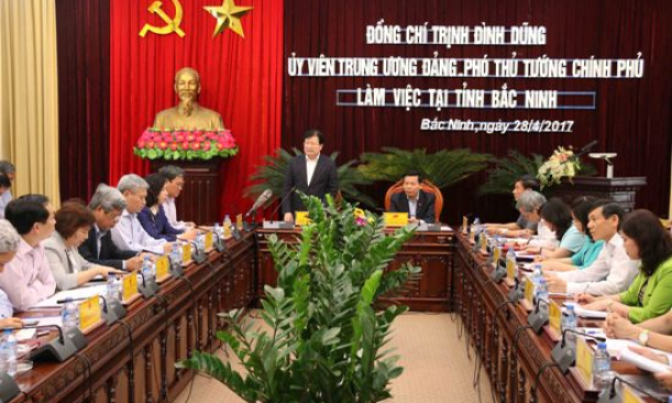 Ph&oacute; Thủ tướng Trịnh Đ&igrave;nh Dũng: Bắc Ninh cần thu h&uacute;t nguồn lực từ c&aacute;c nh&agrave; đầu tư