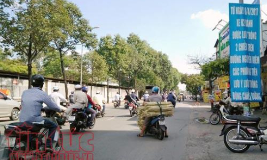 H&ocirc;m nay, đường Nguyễn Văn Nghi v&agrave; Nguyễn Kiệm được lưu th&ocirc;ng hai chiều