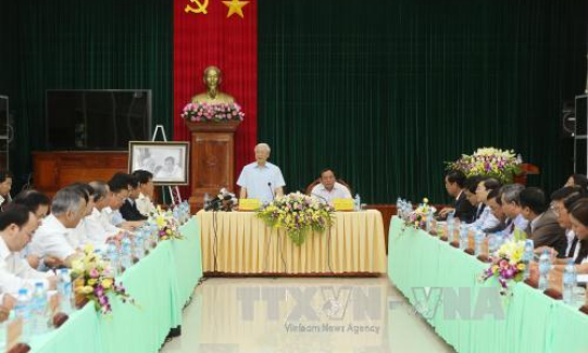 Tổng B&iacute; thư: Quảng Trị đ&atilde; xử l&yacute; tương đối tốt sự cố m&ocirc;i trường biển