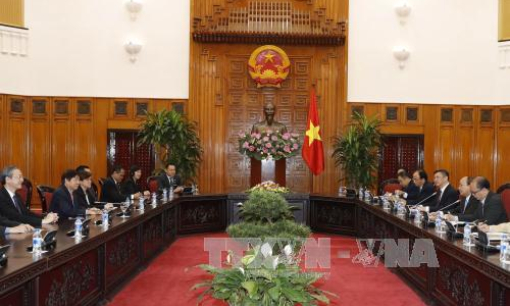 Tổng B&iacute; thư, Thủ tướng tiếp Đo&agrave;n cấp cao Đảng H&agrave;nh động Nh&acirc;n d&acirc;n Singapore