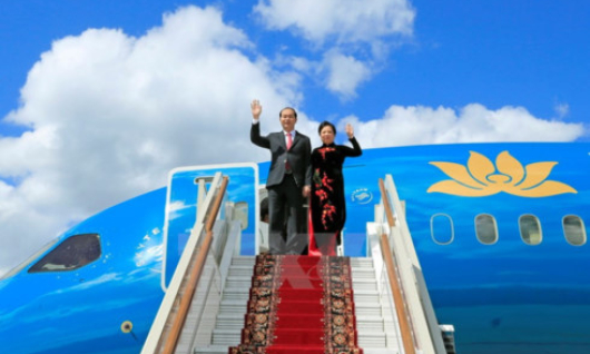 Chủ tịch nước Trần Đại Quang thăm th&agrave;nh phố Saint Petersburg