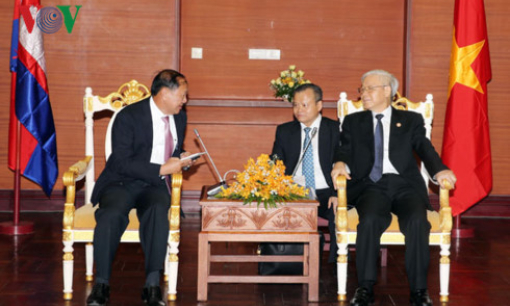 Tổng B&iacute; thư Nguyễn Ph&uacute; Trọng thăm tỉnh Preah Sihanouk