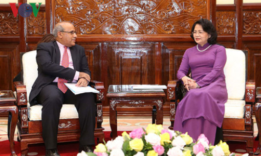 Ph&oacute; Chủ tịch nước tiếp Trưởng Đại diện Quỹ Nhi đồng LHQ tại Việt Nam