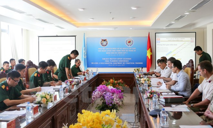 Việt Nam sẵn s&agrave;ng huấn luyện Bệnh viện d&atilde; chiến cho Li&ecirc;n hợp quốc