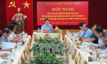 Bộ Ch&iacute;nh trị ban h&agrave;nh khung ti&ecirc;u chuẩn chức danh, ti&ecirc;u ch&iacute; đ&aacute;nh gi&aacute; c&aacute;n bộ