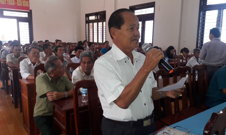 Đại biểu HĐND tỉnh tiếp x&uacute;c cử tri huyện T&acirc;n Thạnh, Cần Giuộc