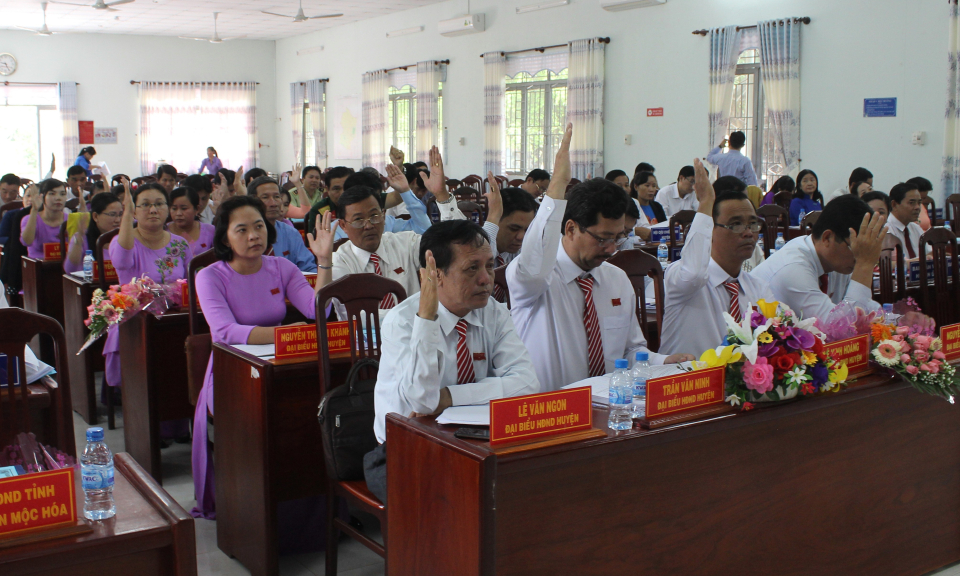 Mộc H&oacute;a: K&igrave; họp thứ 6 – Hội Đồng Nh&acirc;n D&acirc;n huyện kh&oacute;a XI