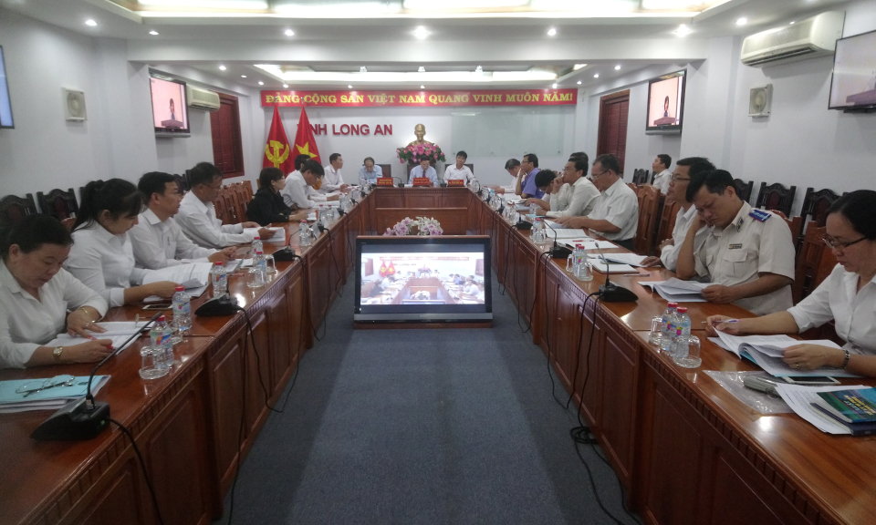 Hội nghị trực tuyến to&agrave;n quốc tổng kết c&ocirc;ng t&aacute;c ng&agrave;nh tư ph&aacute;p năm 2017