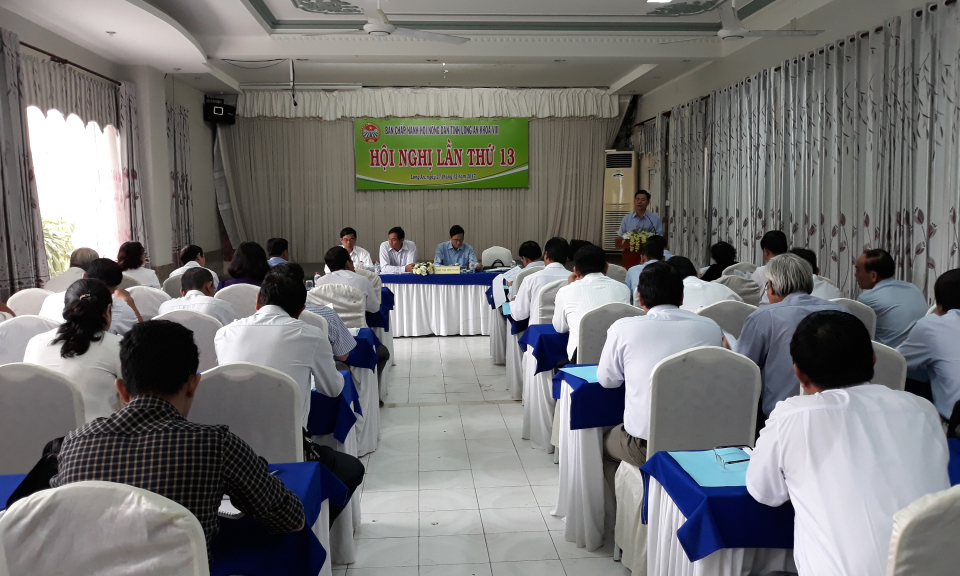 Hội nghị Ban chấp h&agrave;nh hội N&ocirc;ng d&acirc;n tỉnh lần 13 kh&oacute;a VIII nhiệm kỳ 2013-2018