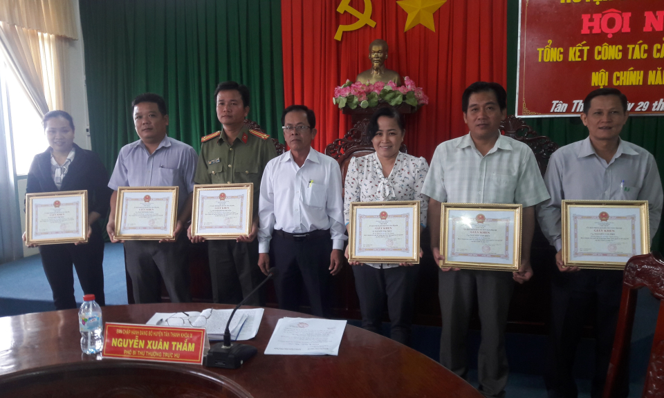 T&acirc;n Thạnh tổng kết c&ocirc;ng t&aacute;c tư ph&aacute;p 2017