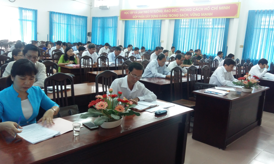 TP. T&acirc;n An sơ kết thực hiện Quy chế phối hợp c&ocirc;ng t&aacute;c giữa HĐND &ndash; UBND &ndash; UBMTTQ