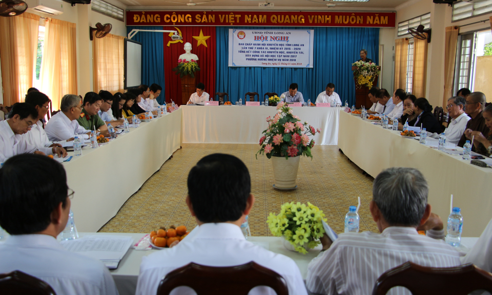 Tổng kết c&ocirc;ng t&aacute;c khuyến học, khuyến t&agrave;i năm 2017