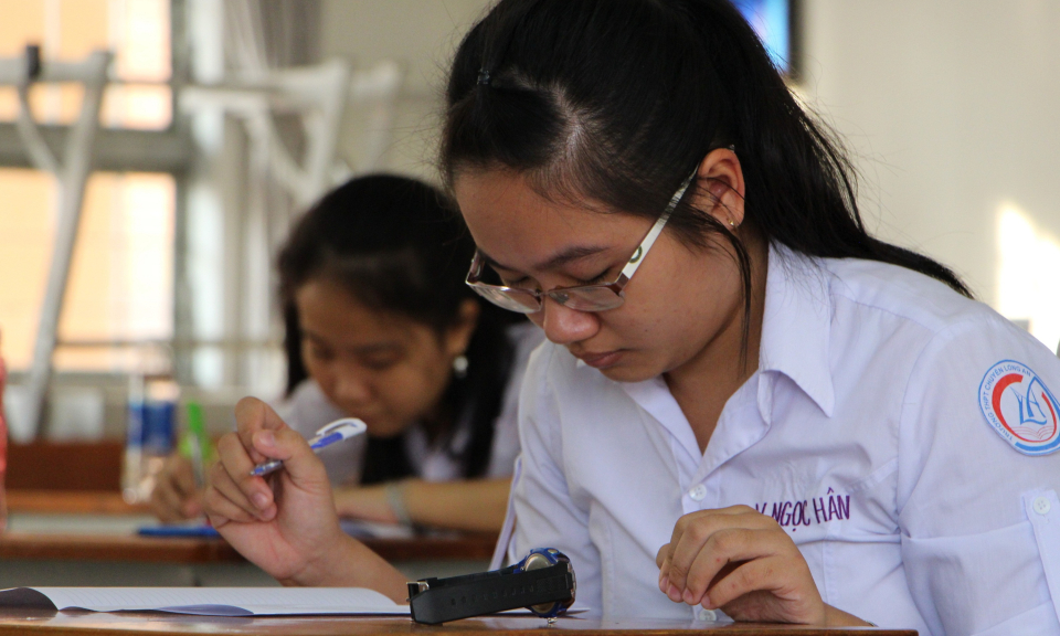 Long An: Kết th&uacute;c kỳ thi học sinh giỏi quốc gia 2018