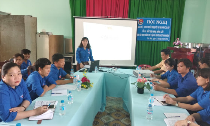 Hội nghị qu&aacute;n triệt, tuy&ecirc;n truyền Nghị quyết Đại hội Đo&agrave;n c&aacute;c cấp