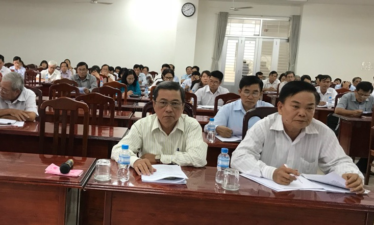 Hội nghị b&aacute;o c&aacute;o vi&ecirc;n qu&yacute; I năm 2018 Đảng uỷ Khối c&aacute;c cơ quan tỉnh