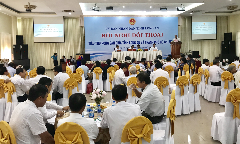 Đối thoại ti&ecirc;u thụ n&ocirc;ng sản Long An – Tp Hồ Ch&iacute; Minh