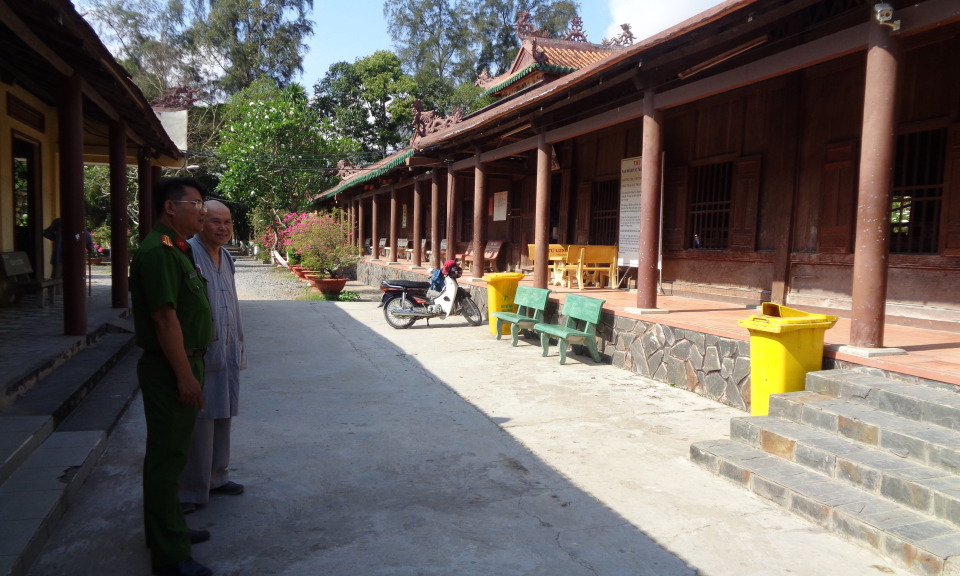 Cần Giuộc: Hiệu quả m&ocirc; h&igrave;nh Camera an ninh ở c&aacute;c cơ sở thờ tự