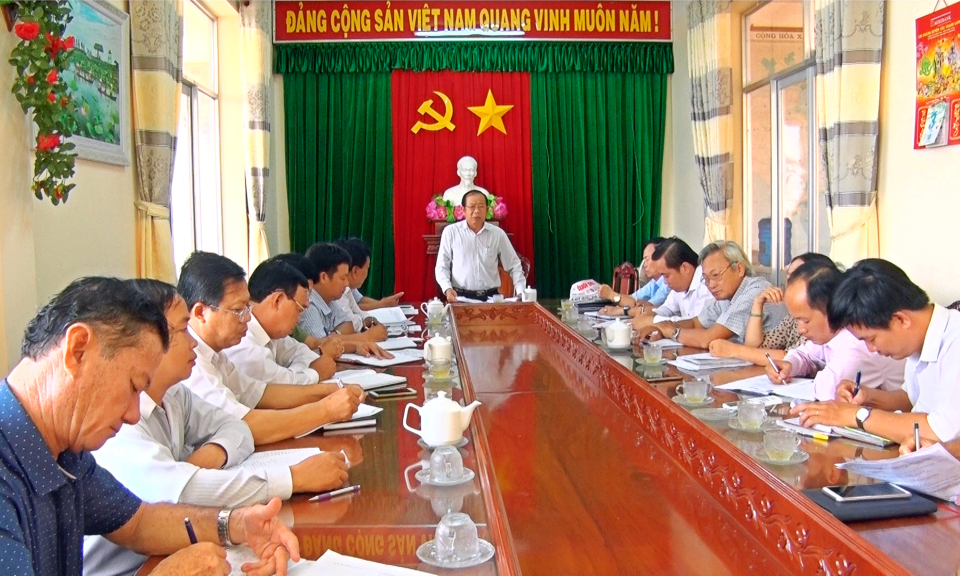 T&acirc;n Thạnh: Triển khai kế hoạch đối thoại trực tiếp giữa B&iacute; thư Huyện ủy với nh&acirc;n d&acirc;n