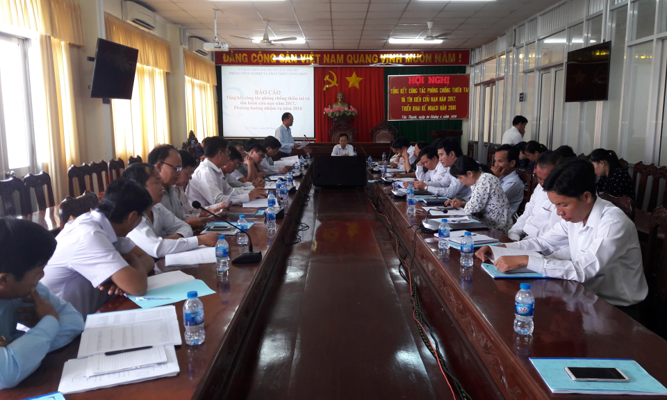 T&acirc;n Thạnh: Tổng kết c&ocirc;ng t&aacute;c ph&ograve;ng chống thi&ecirc;n tai v&agrave; t&igrave;m kiếm cứu nạn