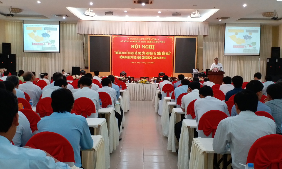 Long An: Triển khai kế hoạch hỗ trợ c&aacute;c HTX điểm sản xuất NN ứng dụng CNC