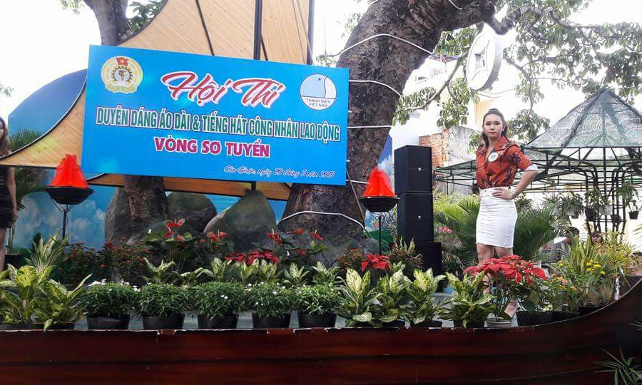 Cần Giuộc: Hội thi duy&ecirc;n d&aacute;ng &aacute;o d&agrave;i v&agrave; tiếng h&aacute;t c&ocirc;ng nh&acirc;n lao động năm 2018