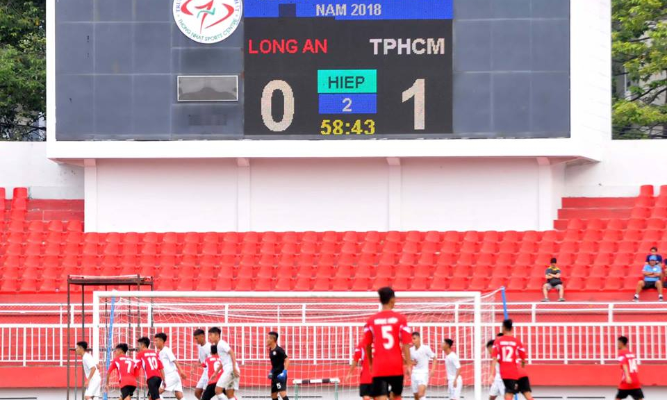 Giải b&oacute;ng đ&aacute; U17 quốc gia &ndash; c&uacute;p Th&aacute;i Sơn Nam 2018: Lượt trận thứ 2: Long An h&ograve;a chủ nh&agrave; TP. HCM 1-1