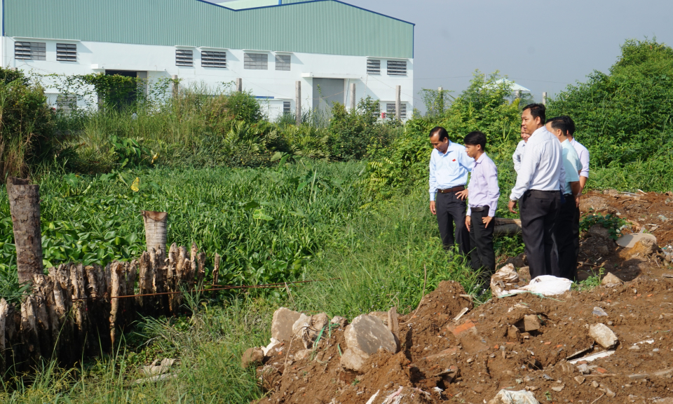 HĐND Tỉnh gi&aacute;m s&aacute;t c&aacute;c khu, cụm c&ocirc;ng nghiệp Bến Lức