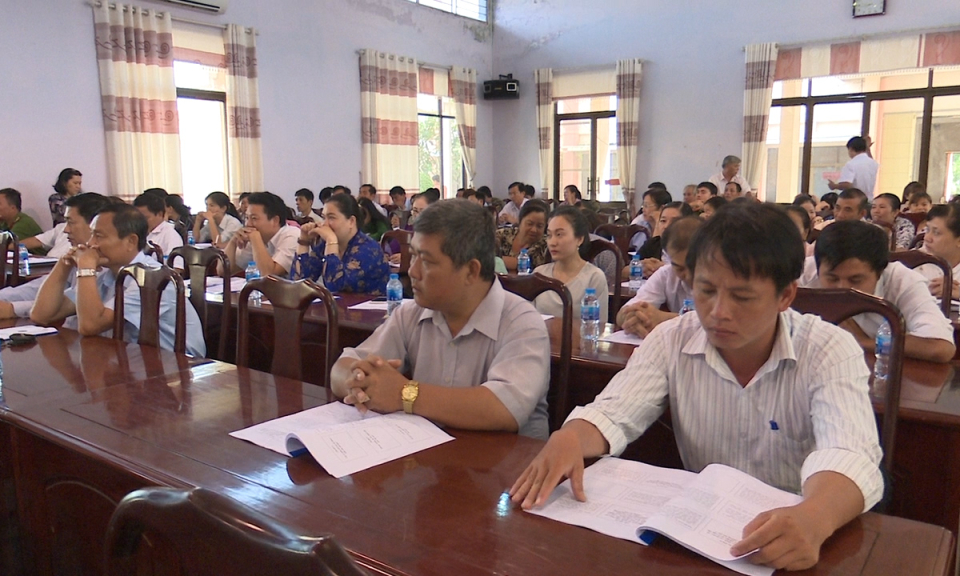 Đức H&ograve;a: Tập huấn c&ocirc;ng t&aacute;c ph&ograve;ng chống tệ nạn x&atilde; hội