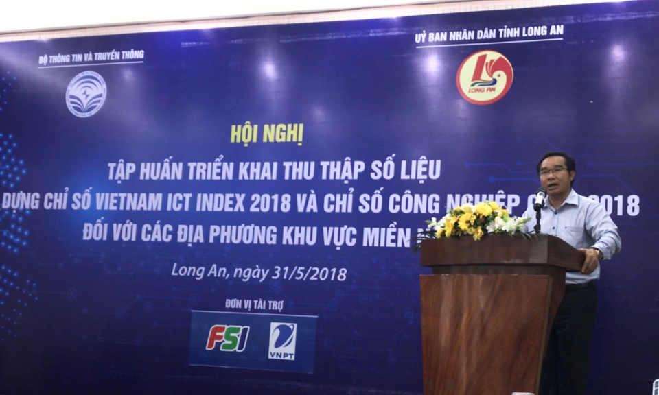 Tập huấn thu thập số liệu ICT Index Việt Nam 2018 c&aacute;c tỉnh ph&iacute;a Nam.